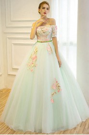 Ball Gown Off-the-shoulder Quinceanera Dress