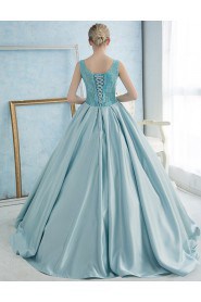 Ball Gown Scoop Lace Quinceanera Dress