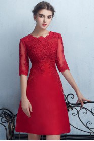 A-line Knee-length Prom / Evening Dress