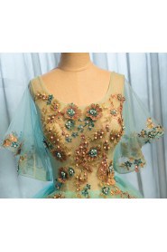 Scoop Evening / Prom Dress with Beading