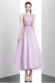 Ball Gown Scoop Evening / Prom Dress with Rhinestone