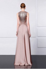 Sheath / Column V-neck Evening / Prom Dress with Beading