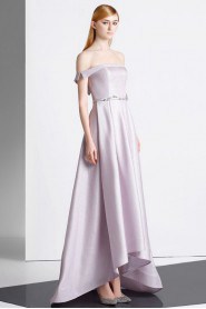A-line Strapless Evening / Prom Dress with Rhinestone