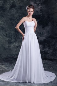 Chiffon Sweetheart A Line Gown