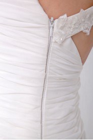 Chiffon Sweetheart Short Dress with Directionally Ruched Bodice