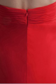 Chiffon Scoop Column Dress