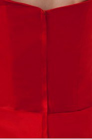 Satin Off-the-Shoulder A Line Dress