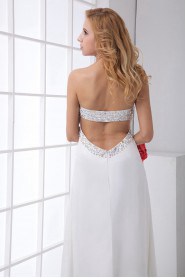 Chiffon Sweetheart Empire Dress with Sequins