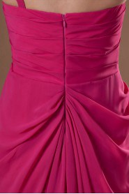 Chiffon One Shoulder Column Dress