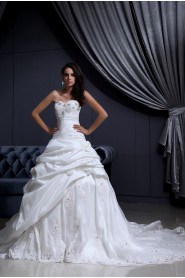 Taffeta Sweetheart Ball Gown with