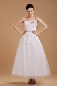 Tulle Sweetheart Ankle-Length A-line Dress