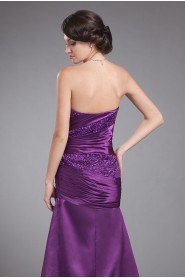 Charmeuse Strapless A-line Dress