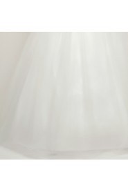 Organza Sweetheart Floor Length Ball Gown with Crystal