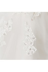 Satin V-neck Floor Length Ball Gown with Sequins