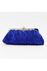 Women Satin Casual Clutch Clutch / Evening Bag Beige / Pink / Purple / Blue / Gold / Silver / Black