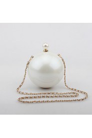 Women's Handmade Acrylic Ball Evening Bag