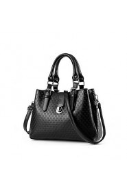 Women PU Doctor Tote Black