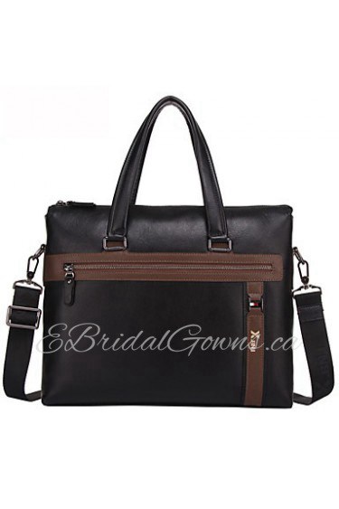 Briefcase High end Genuine Leather Men Business Handbag Vintage Top Layer Cowhide Messenger Shoulder Bag