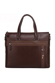 Briefcase High end Genuine Leather Men Business Handbag Vintage Top Layer Cowhide Messenger Shoulder Bag