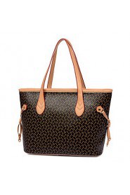 Women PU Barrel Shoulder Bag / Tote Beige / Pink / Blue / Brown