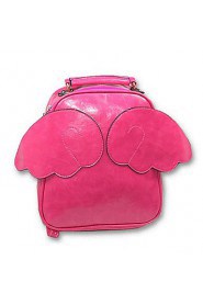 Women Casual PU Backpack Pink / Green / Yellow / Fuchsia