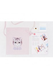 Women Casual Canvas Shoulder Bag White / Pink / Blue