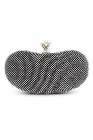 Women Metal Minaudiere Clutch / Evening Bag Gold / Silver / Black