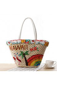 Women Casual Straw Tote Multi color