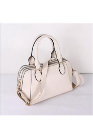 Women PU Shell Tote White / Pink / Blue / Red