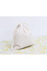 Unisex Professioanl Use Cotton Storage Bag White / Green