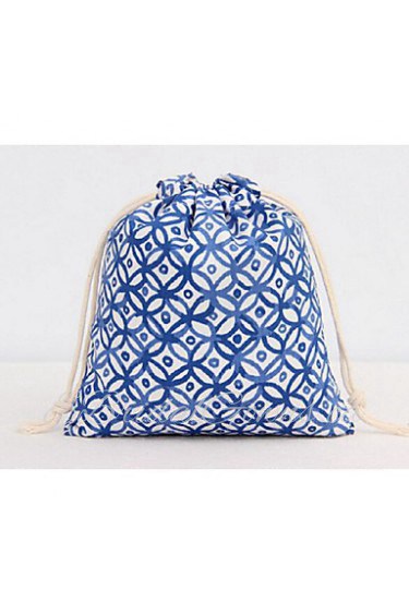 Unisex Professioanl Use Cotton Storage Bag Blue / Red