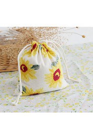 Unisex Professioanl Use Cotton Storage Bag Yellow