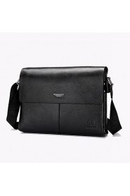 Men PU Messenger Shoulder Bag / Satchel Brown / Black