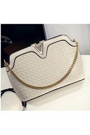 Women PU Sling Bag Shoulder Bag White / Gold / Silver / Black