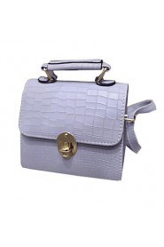 Fashion Shoulder Bag Woman Packet PU Solid Color Leather Messenger Bag