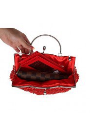 Women PU Baguette Clutch / Evening Bag / Wallet / Key Holder / Coin Purse White / Purple / Champagne