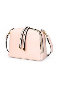Women PU Shell Shoulder Bag / Satchel White / Pink / Black