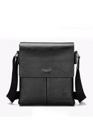 Men PU Messenger Shoulder Bag / Satchel Brown / Black