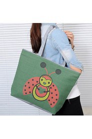 Fashion Women Canvas Shopper Shoulder Bag / Tote Multi color