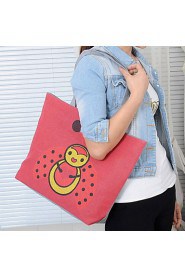 Fashion Women Canvas Shopper Shoulder Bag / Tote Multi color