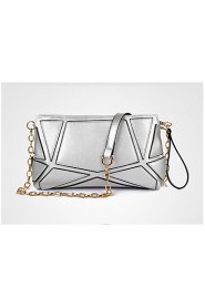 Women PU Baguette Shoulder Bag