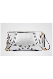 Women PU Baguette Shoulder Bag