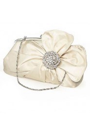 Silk With Crystal/ Rhinestone Party Clutches More Colors Available