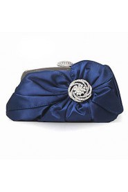 Silk With Crystal/ Rhinestone Party Clutches More Colors Available
