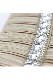 Silk Wedding/Special Occasion Clutches/Evening Handbags with Rhinestones (More Colors)