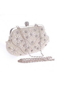 Women's Pearl Inlaid Diamonds Party/Evening Bag