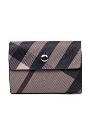 Unisex PU Casual Card & ID Holder Beige / Brown / Gray