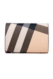 Unisex PU Casual Card & ID Holder Beige / Brown / Gray