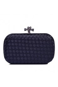 Women's Fashion Knit Lines Evening Bag