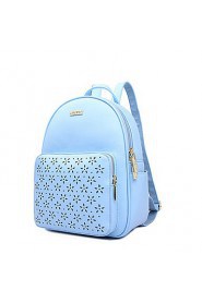 Women's PU Backpack/Tote Bag/Leisure bag/Travel Bag Light Blue